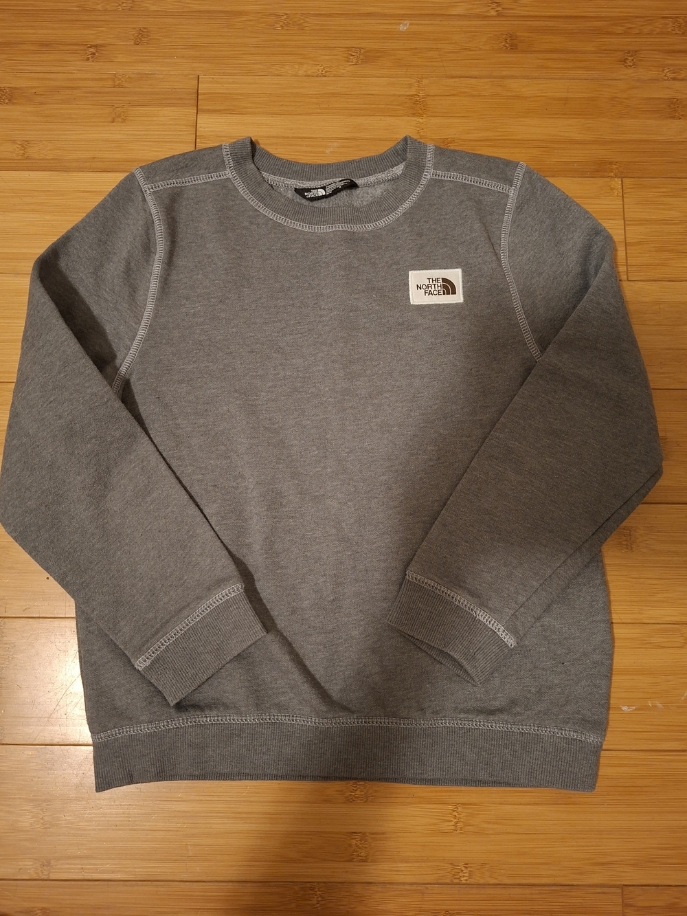 The North Face Kids Grey Crewneck Sweatshirt, Size M/10